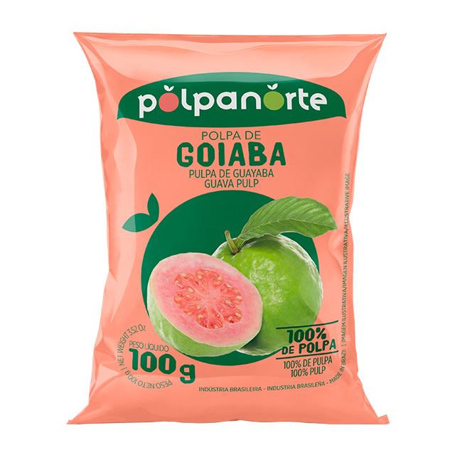 POLPA DE GOIABA POLPANORTE 100G