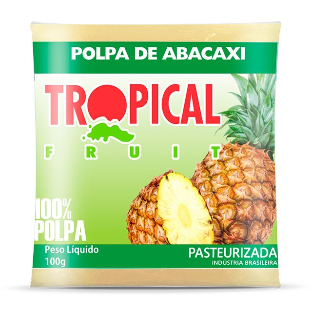 POLPA DE ABACAXI TROPICAL FRUIT 100G