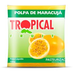 POLPA DE MARACUJÁ TROPICAL FRUIT 100G