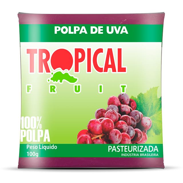 POLPA DE UVA TROPICAL FRUIT 100G