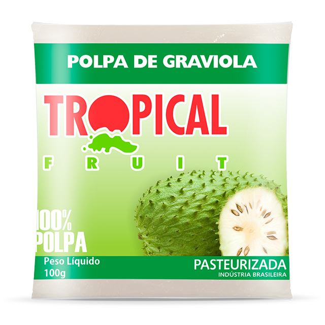POLPA DE GRAVIOLA TROPICAL FRUIT 100G
