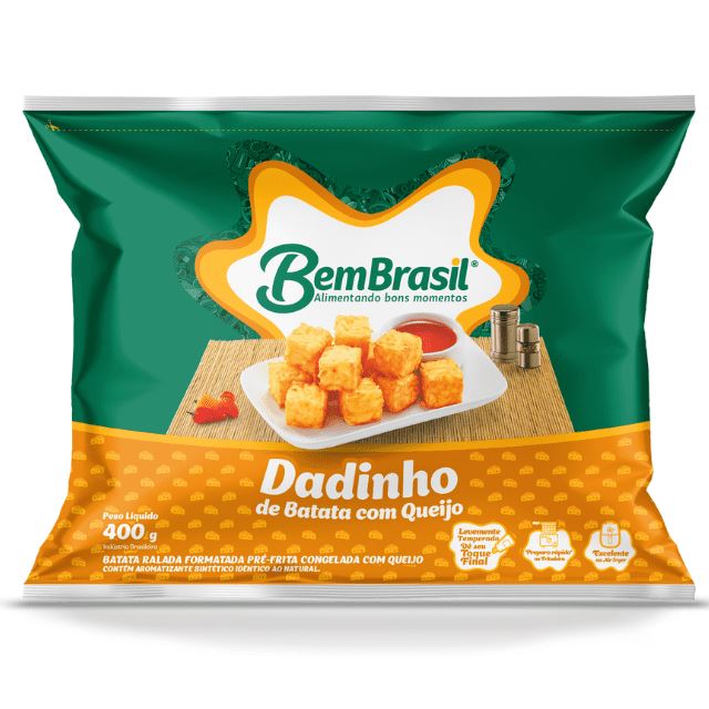 DADINHO DE BATATA COM QUEIJO BEM BRASIL 400G