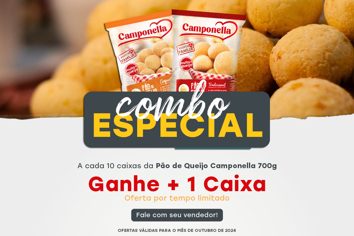 Combo Pão de queijo Camponella