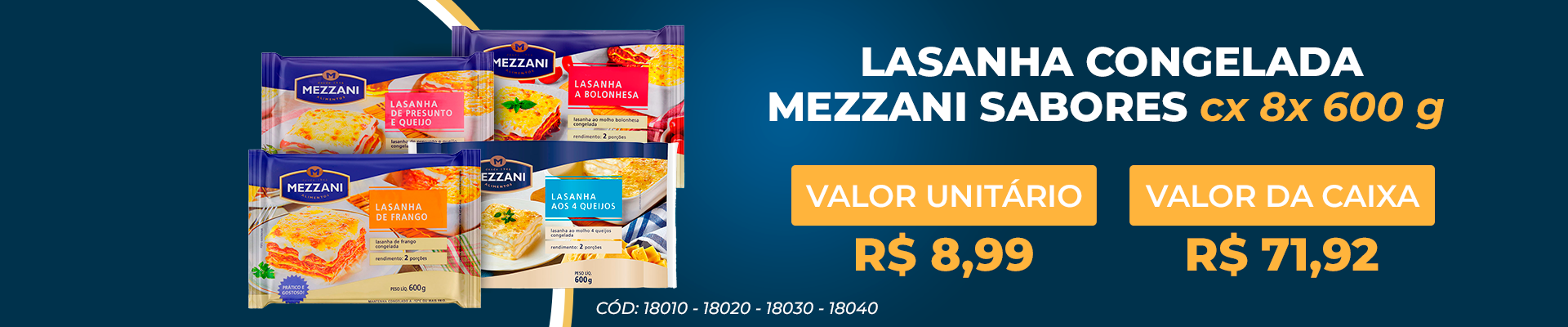Lasanha Mezzani